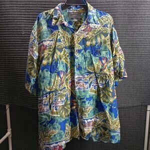 Silk Traders Men Hawaii Silk Button Down